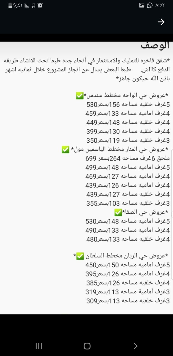 شقق للبيع سلسله من العروض باسعار خياليهوالاستثمار العقاري